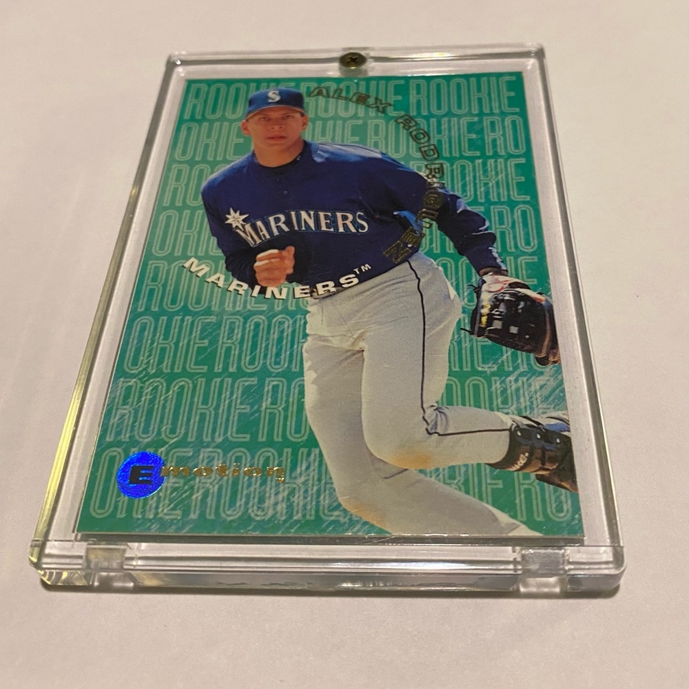Alex Rodriguez RC Rookie Insert Rare! 1995 SkyBox E motion #10 of 10 Vintage
